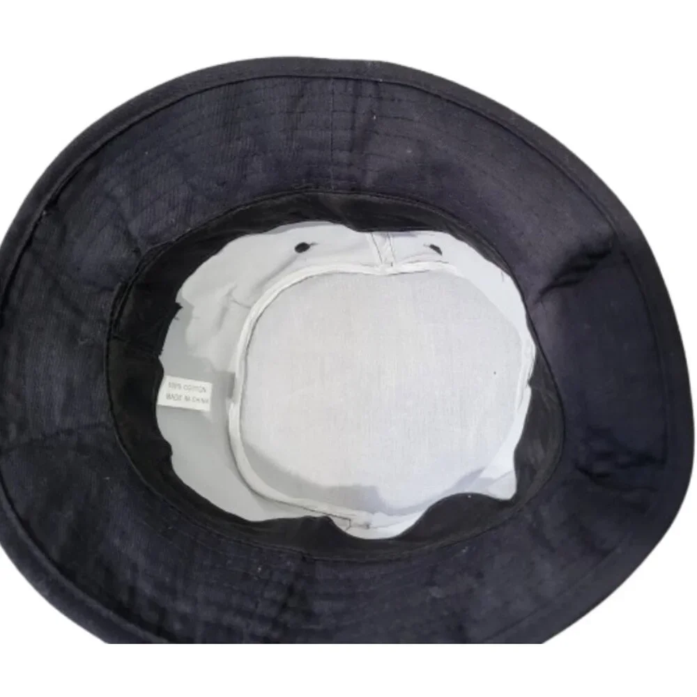 OVER THE HILL 100% Cotton Black Birthday Survival Bucket Hat - Men's One Size